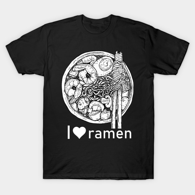 ramen T-Shirt by IpamiaSpace
